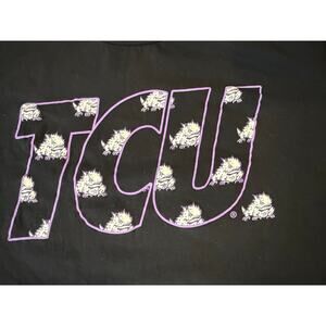 TCU TEXAS CHRISTIAN UNIVERSITY 100% cotton Collegiate Tee T-Shirt XL Gameday